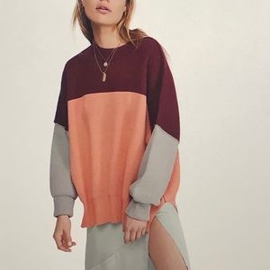 Free people easy street colorblock tunic